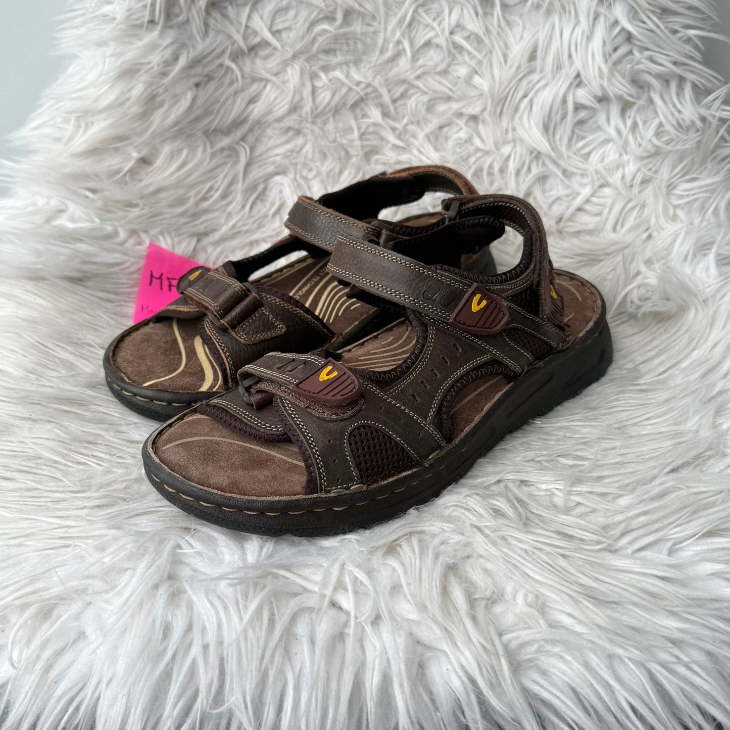 Camel Active Herren Leder Wandersandalen