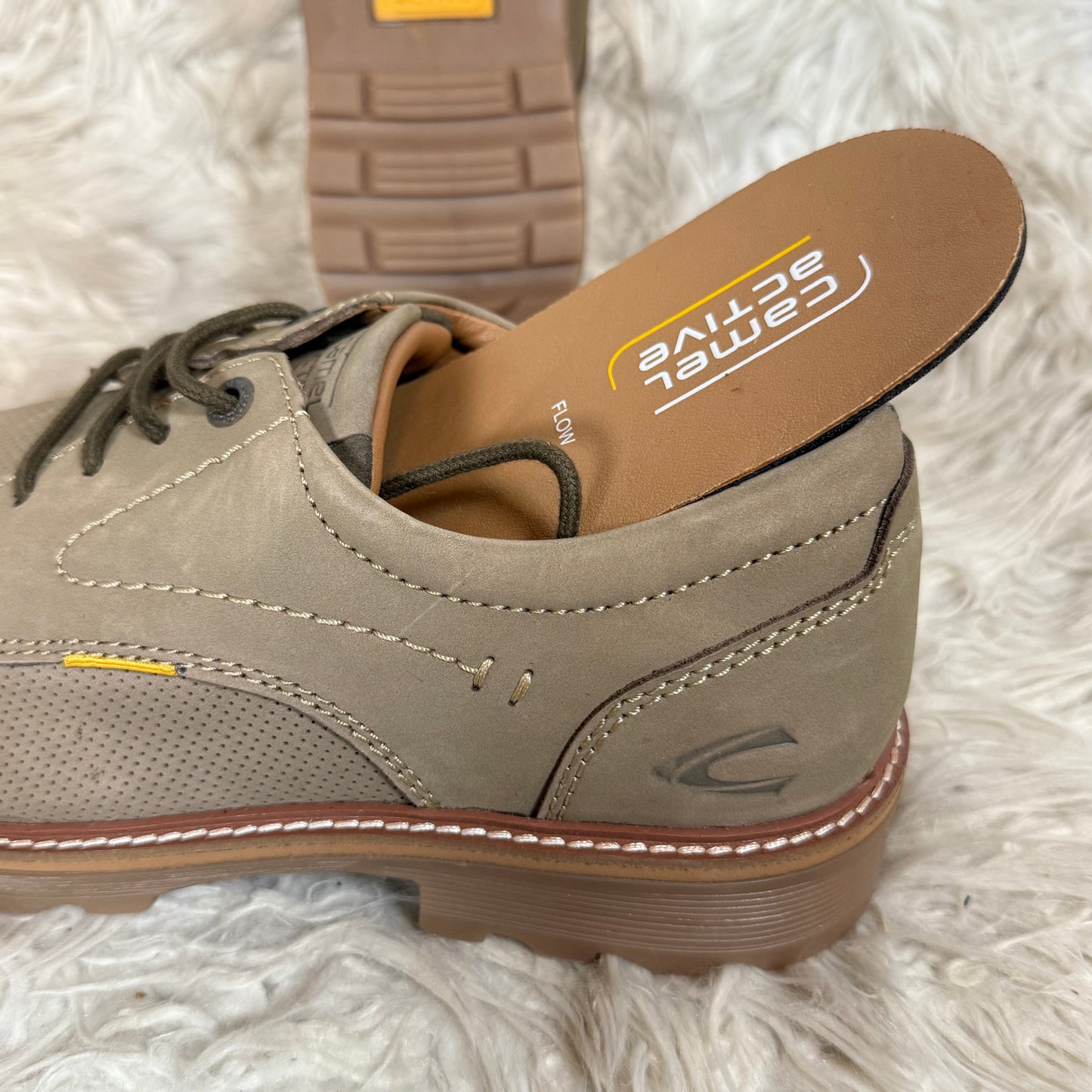 Zapatos casual de hombre Camel Active de Piel Beige